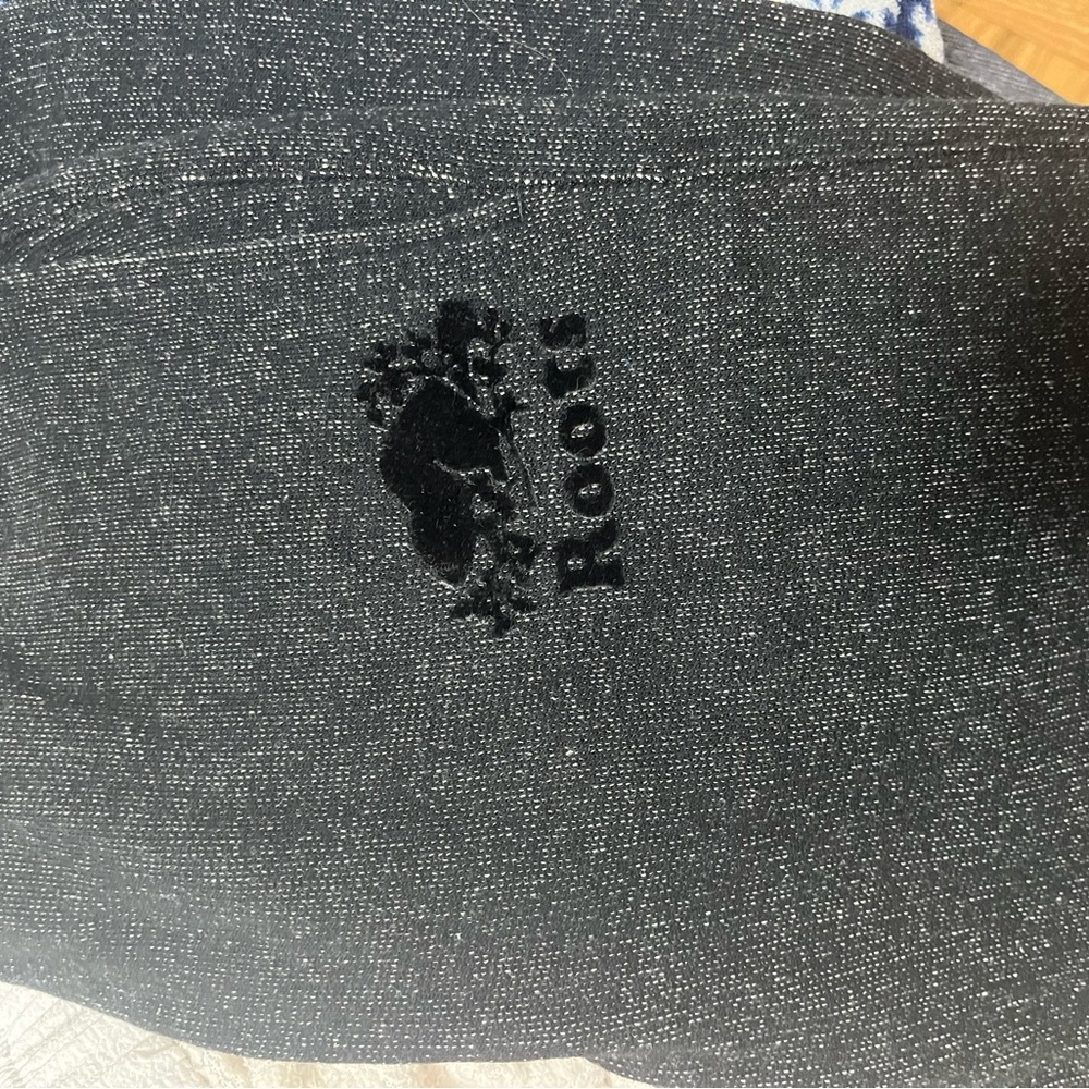 Roots Kids Charcoal sweatpants.